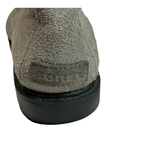 Sorel Madison Gray Suede Boots 5 - Picture 2 of 12
